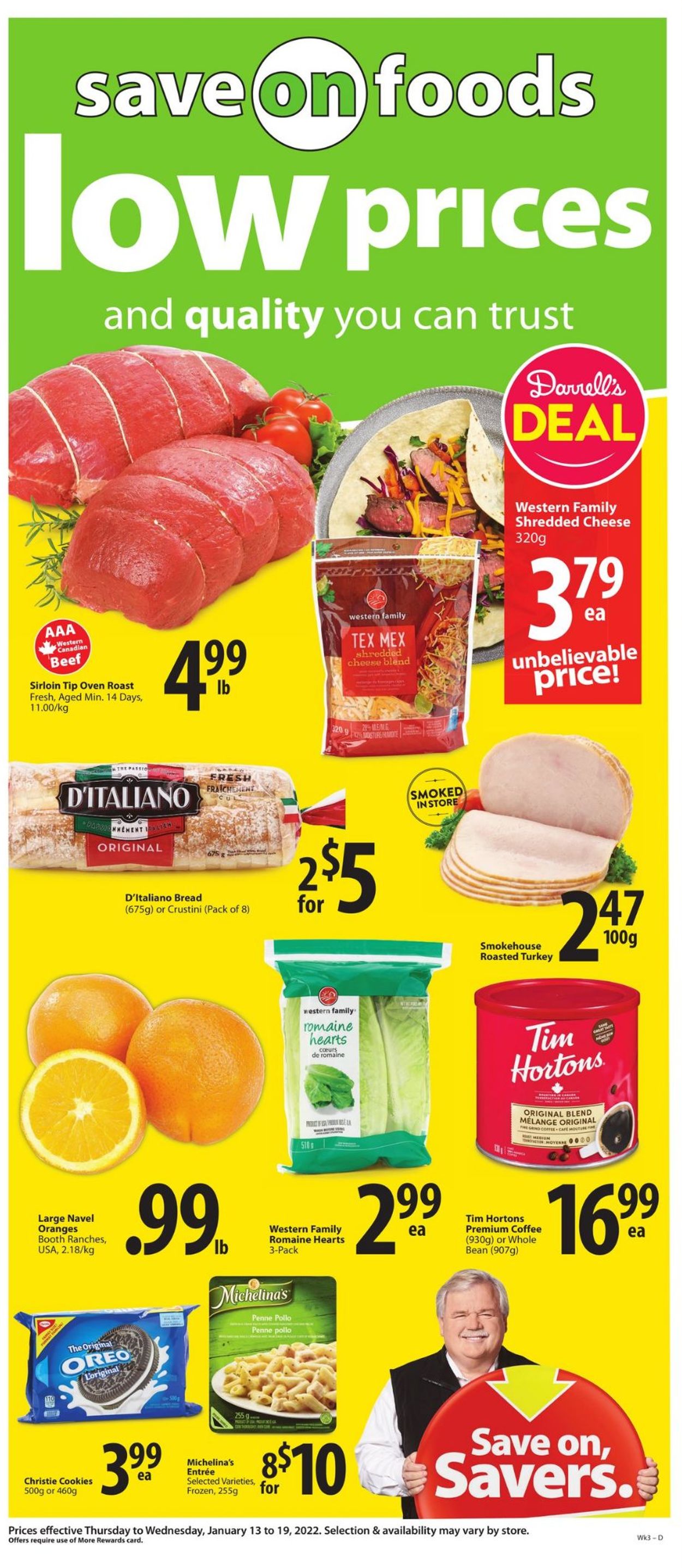 Save-On-Foods Flyer from 01/13/2022