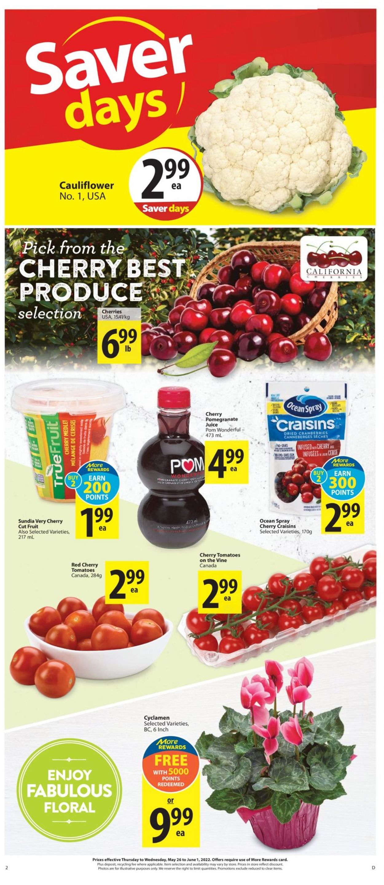 Save-On-Foods Flyer from 05/26/2022