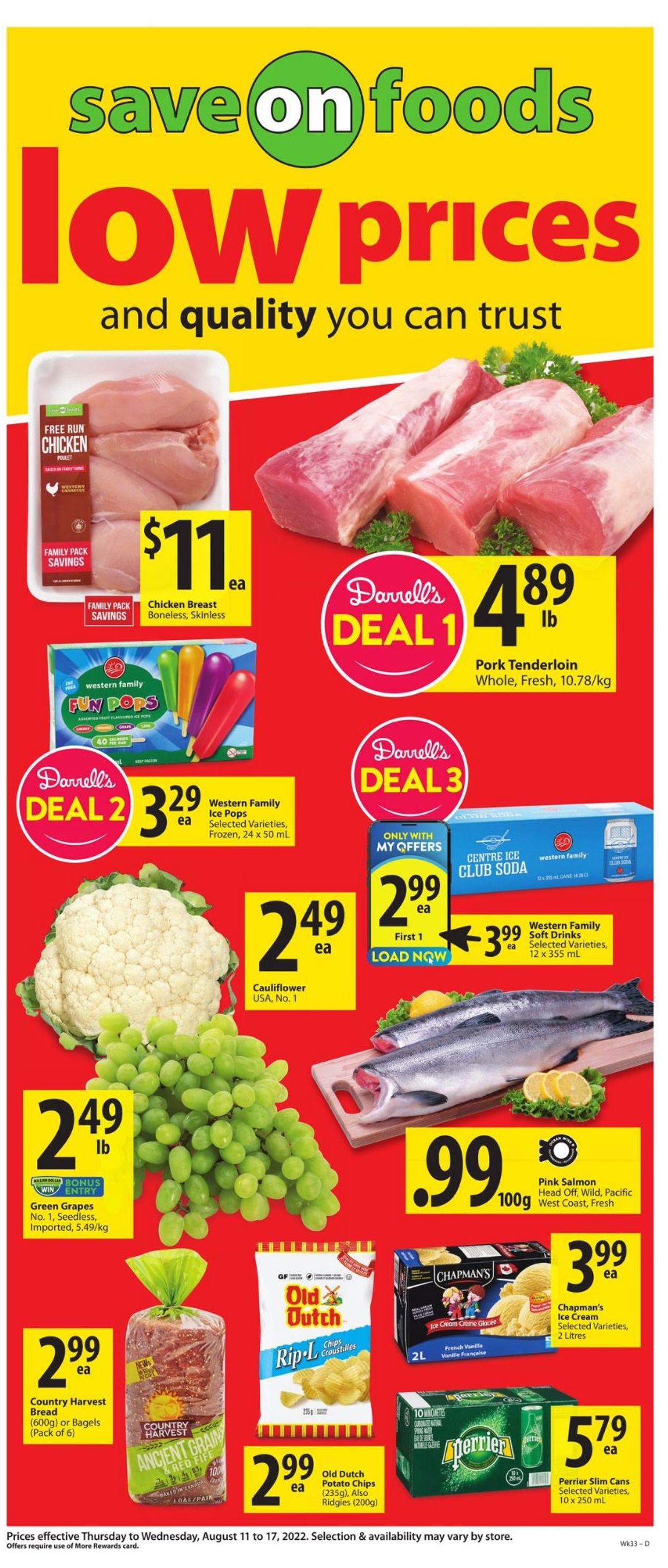 Save-On-Foods Flyer from 08/11/2022
