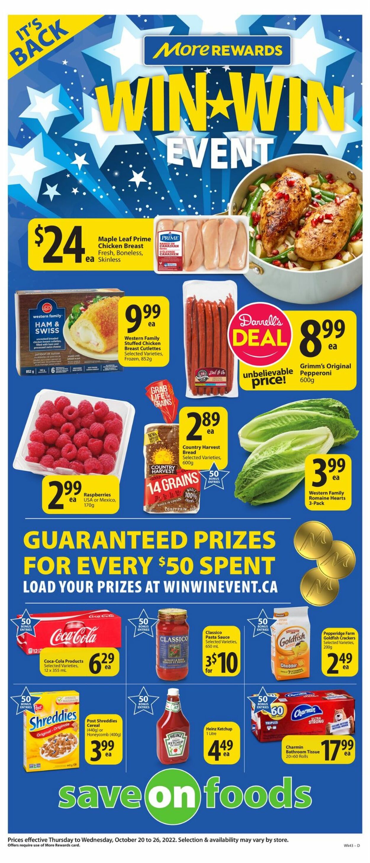Save-On-Foods Flyer from 10/20/2022