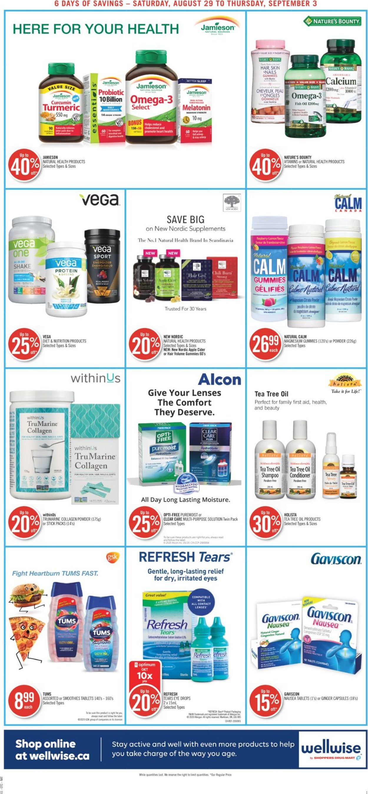 Shoppers Flyer from 08/29/2020