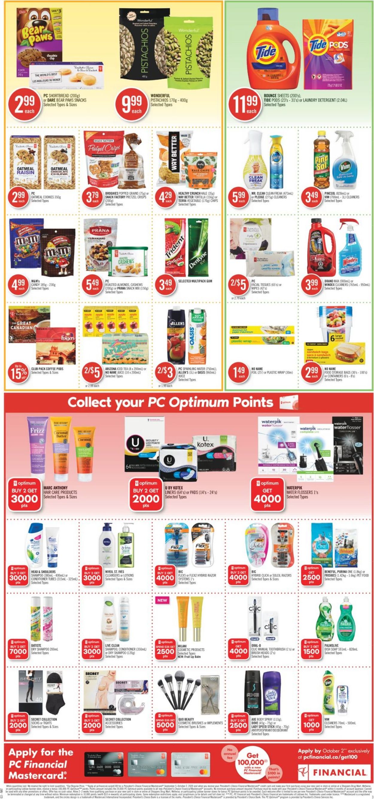 Shoppers Flyer from 09/19/2020
