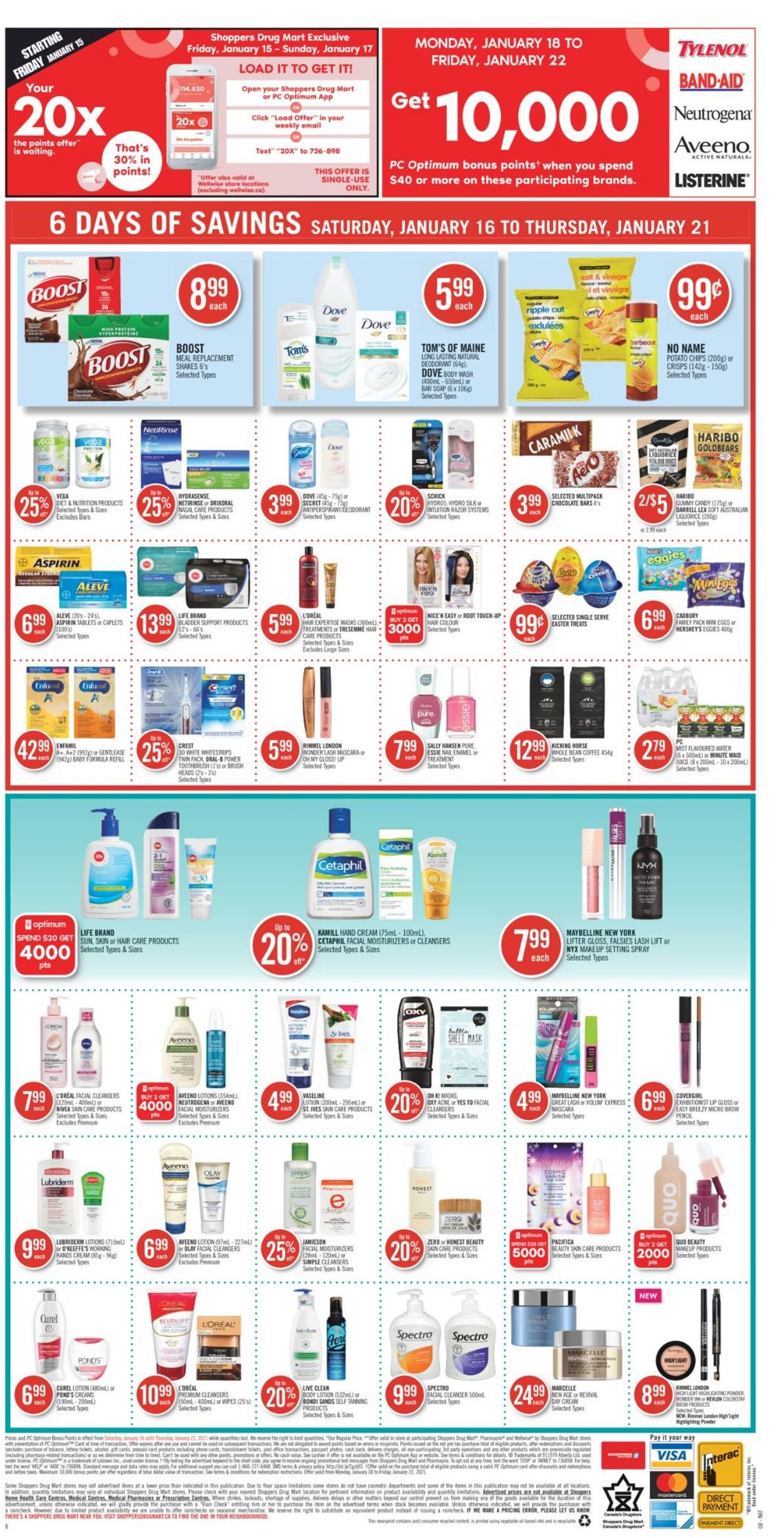 Shoppers Flyer from 01/16/2021