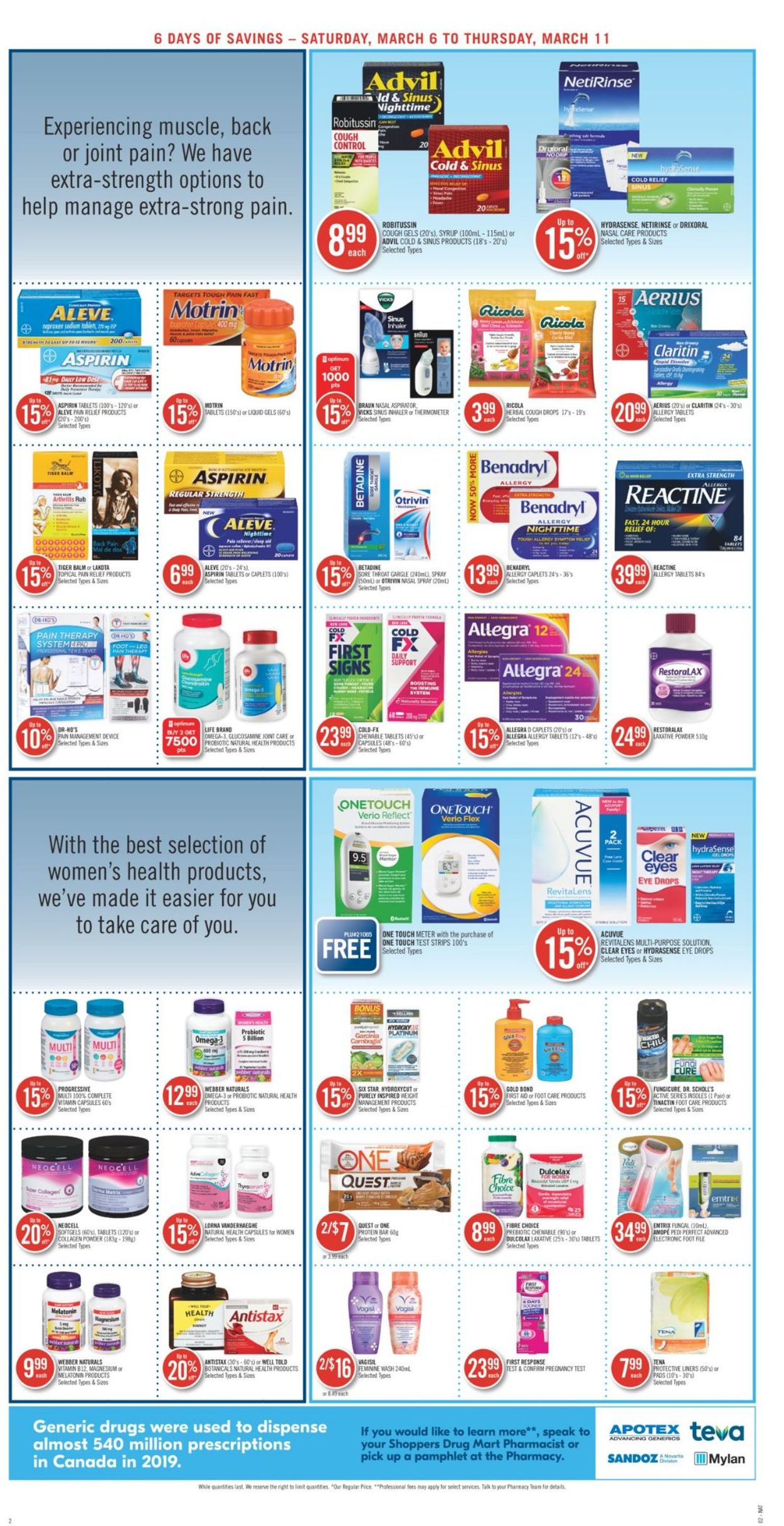 Shoppers Flyer from 03/06/2021