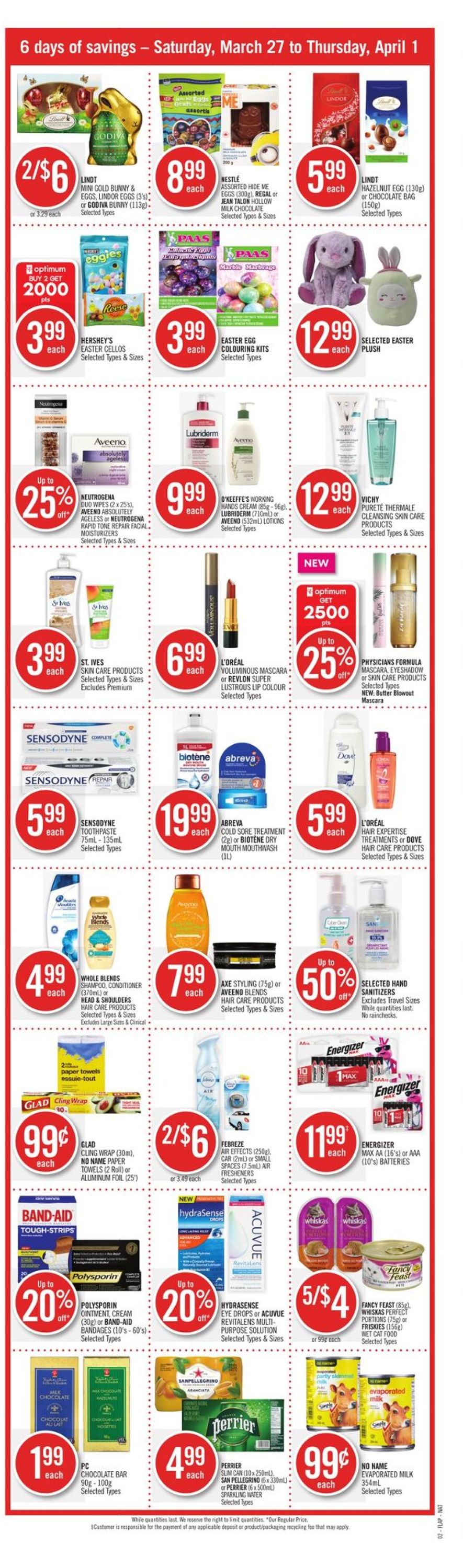 Shoppers Flyer from 03/27/2021