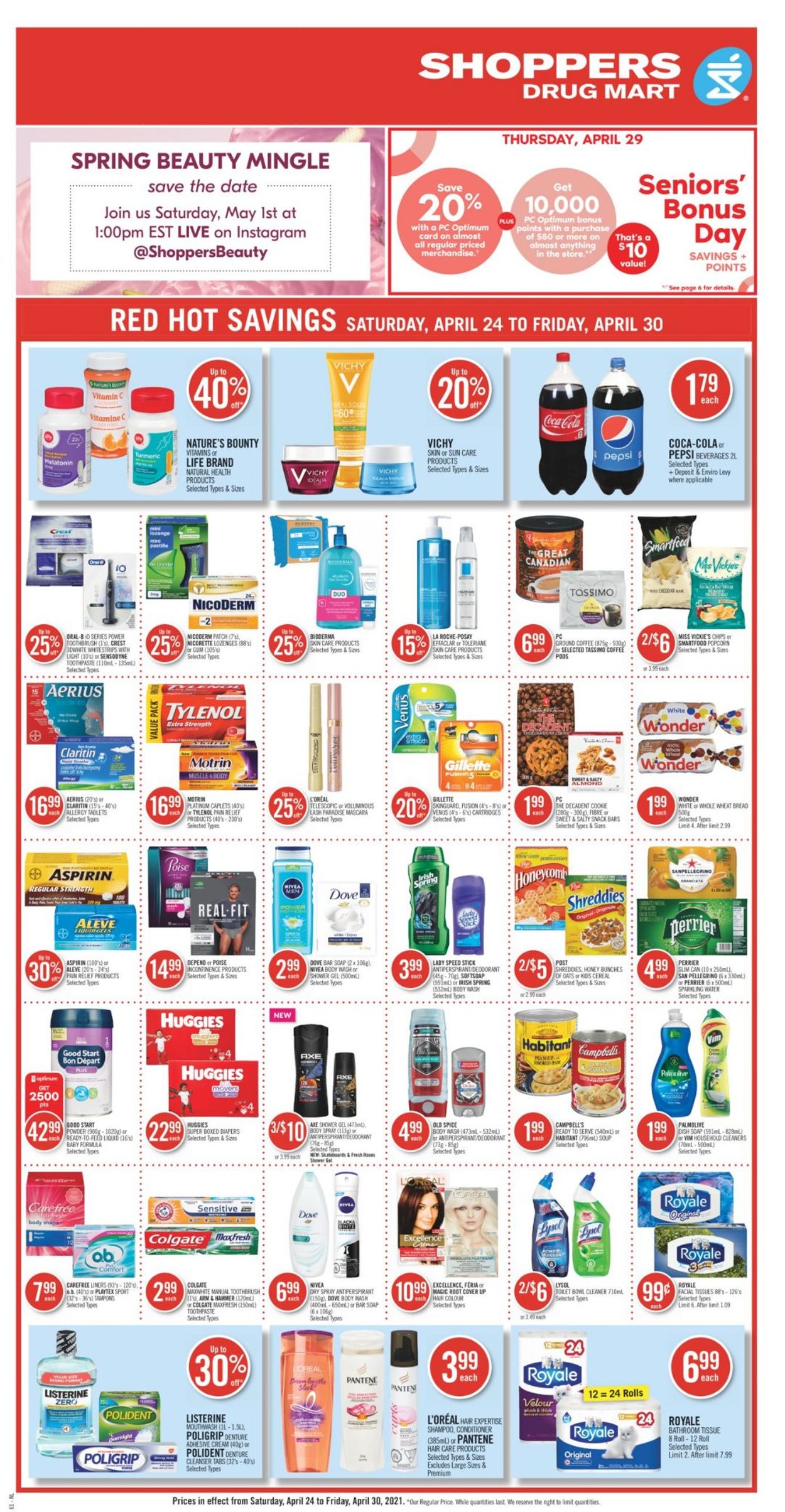 Shoppers Flyer from 04/24/2021