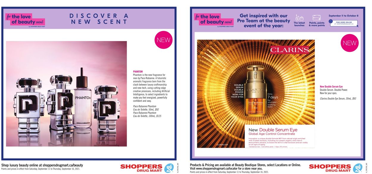 Shoppers Flyer from 09/11/2021