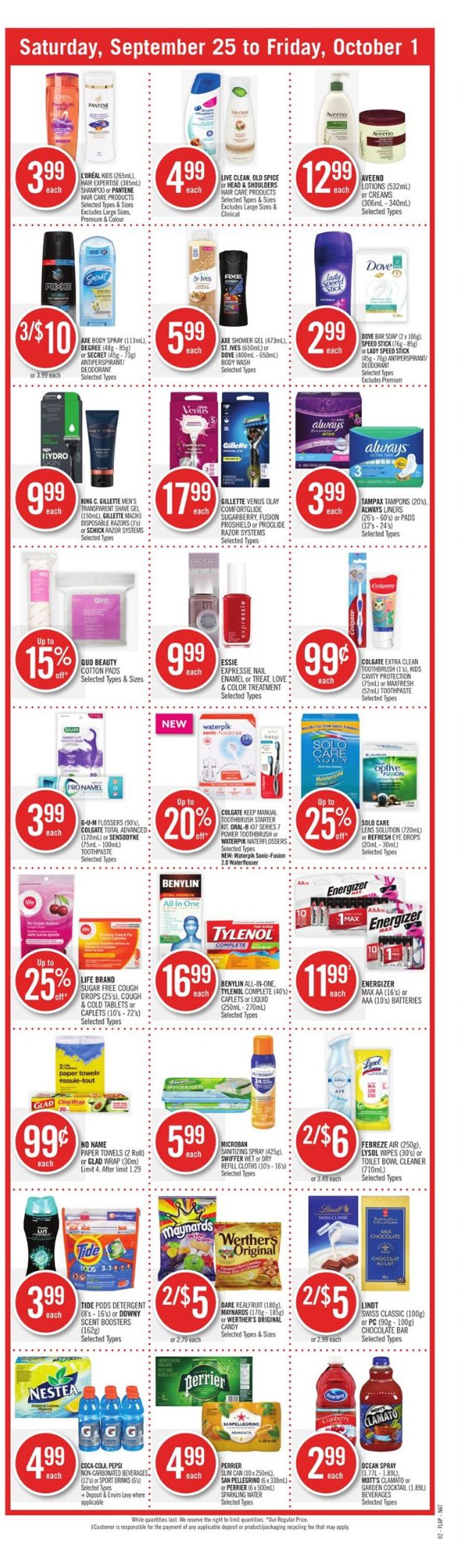 Shoppers Flyer from 09/25/2021