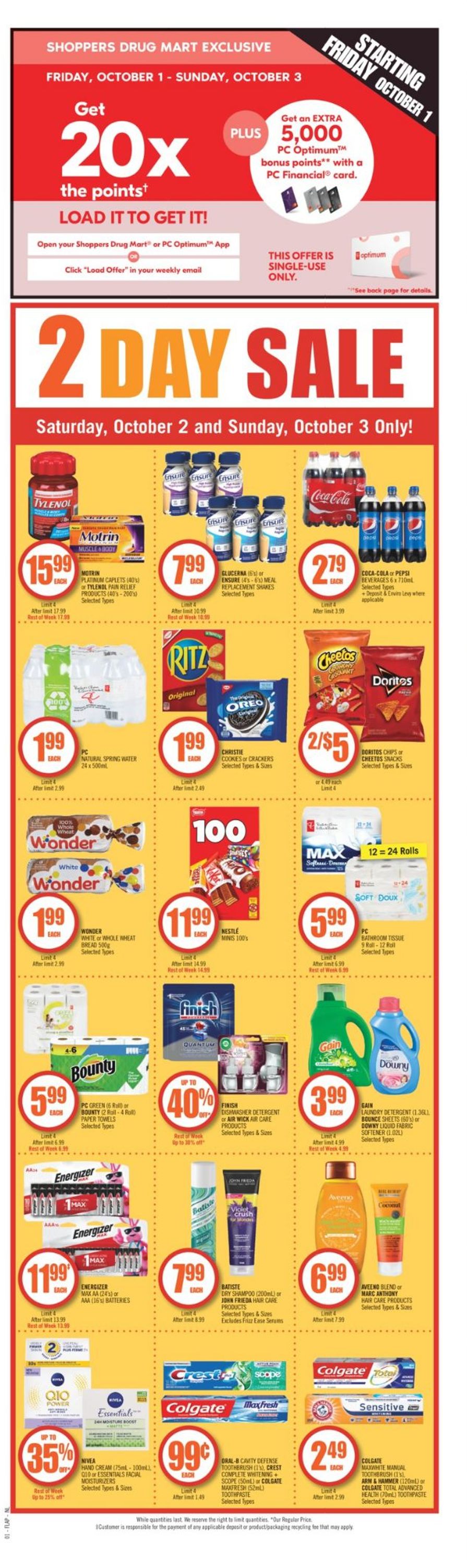 Shoppers Flyer from 10/02/2021