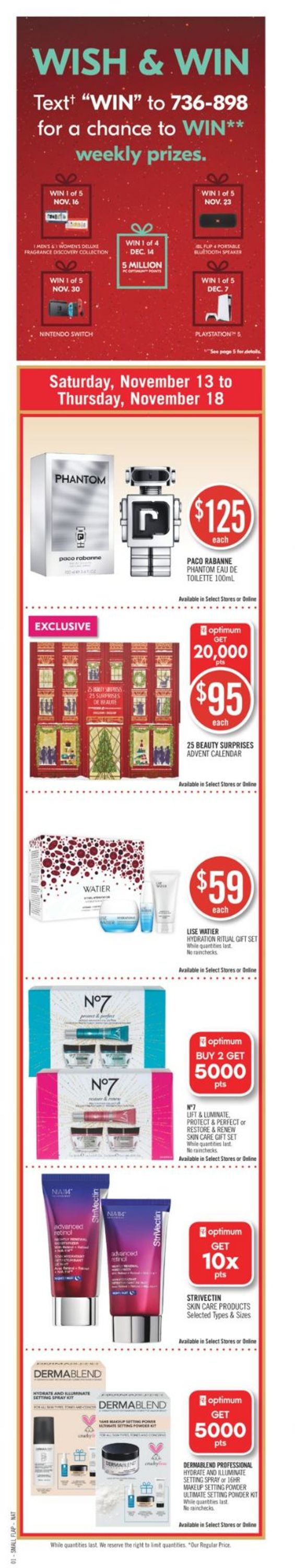 Shoppers Flyer from 11/13/2021