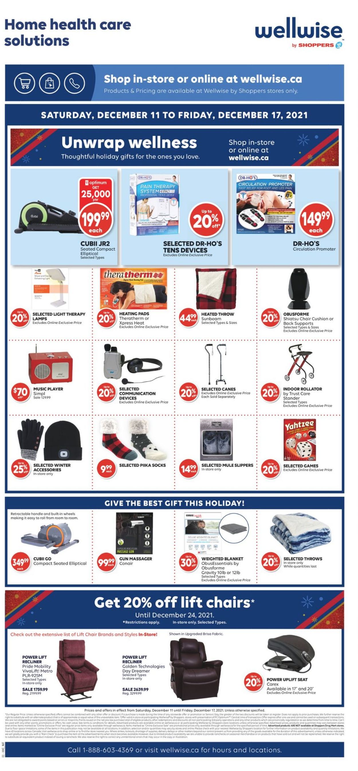 Shoppers Flyer from 12/11/2021