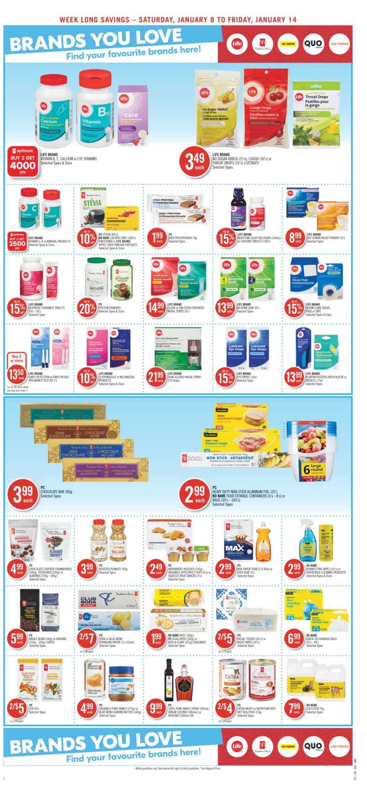 Shoppers Flyer from 01/08/2022