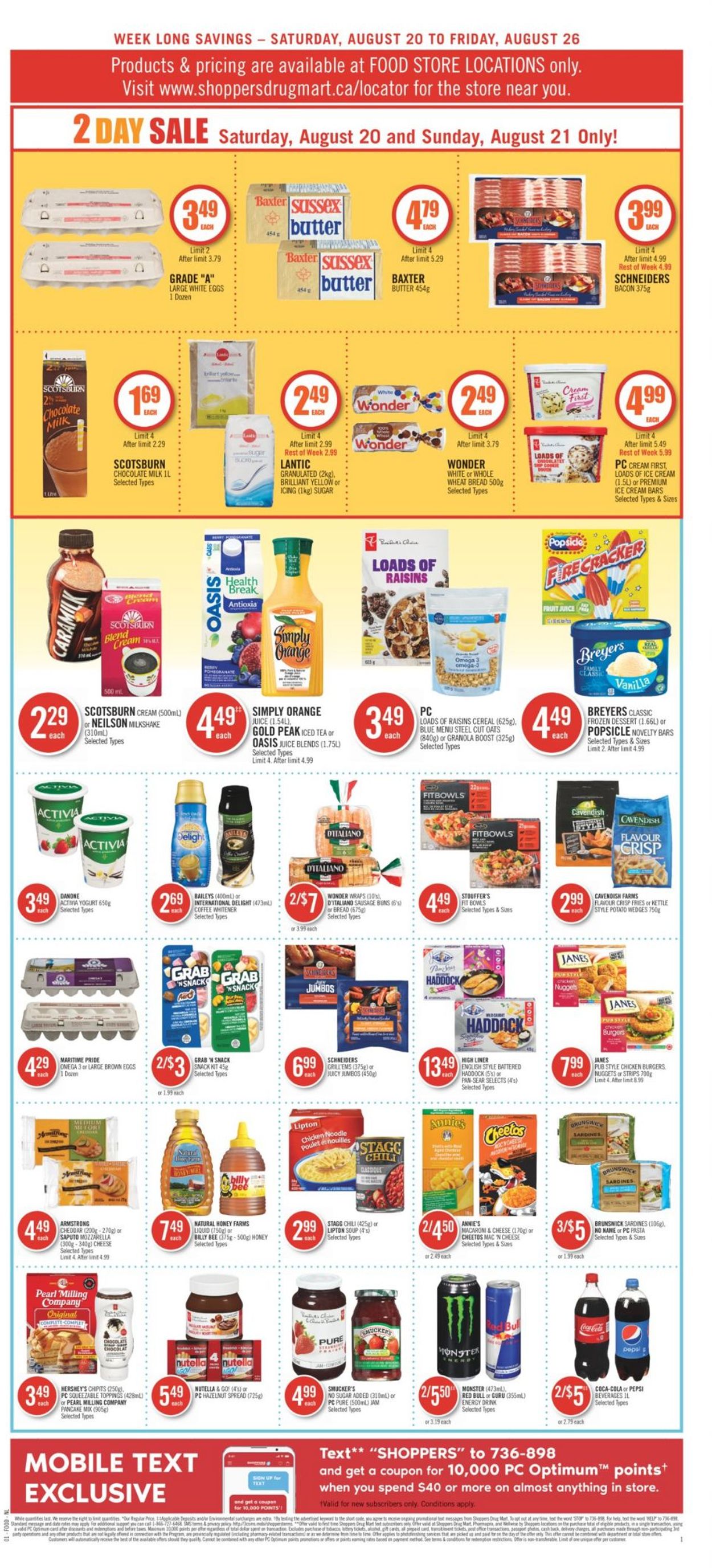 Shoppers Flyer from 08/19/2022