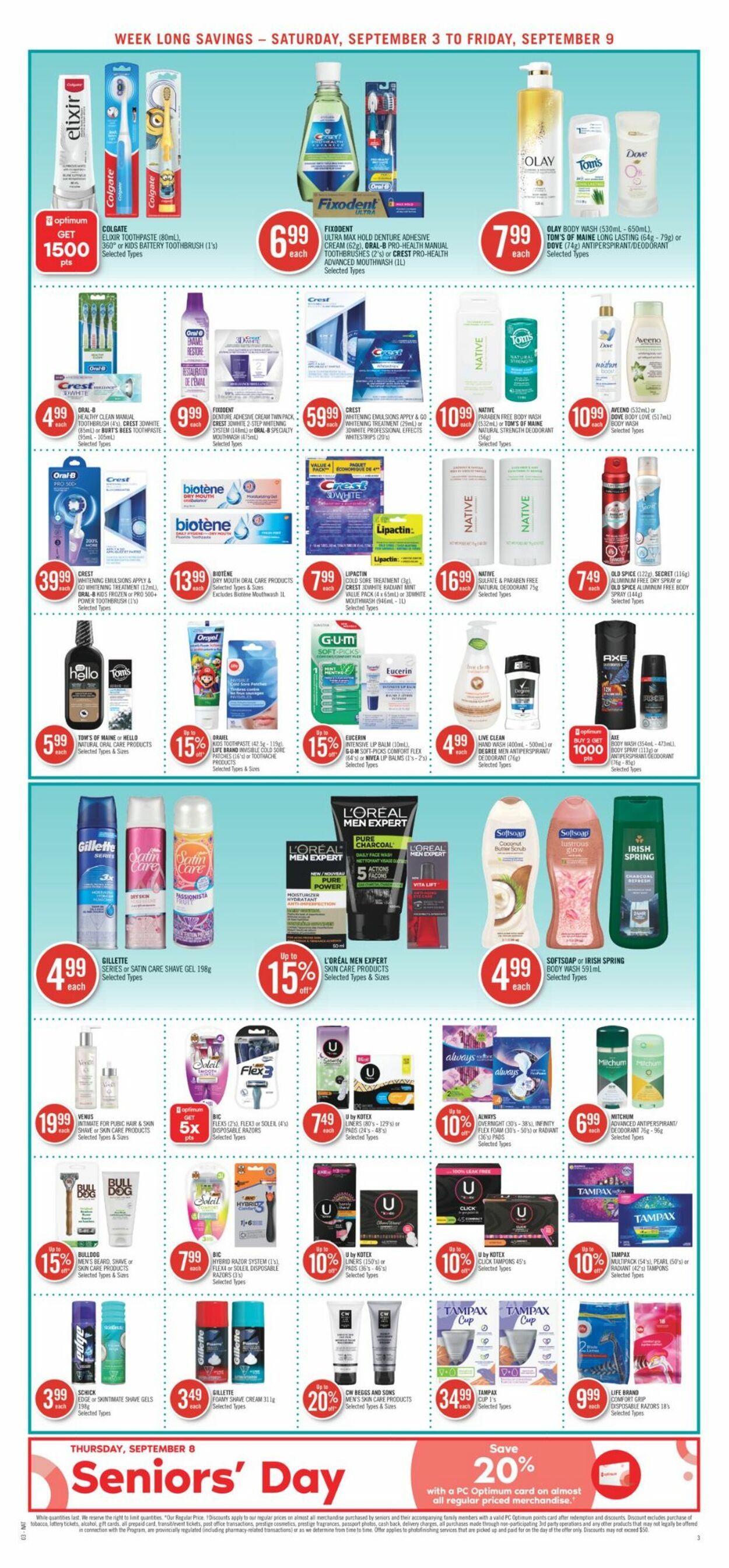 Shoppers Flyer from 09/03/2022