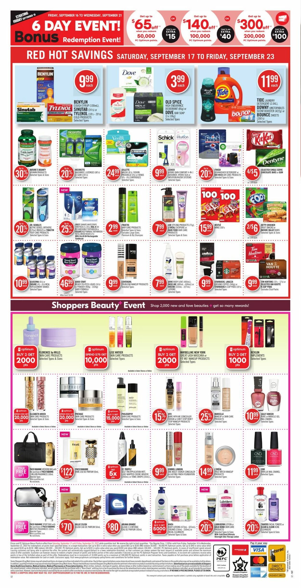 Shoppers Flyer from 09/17/2022