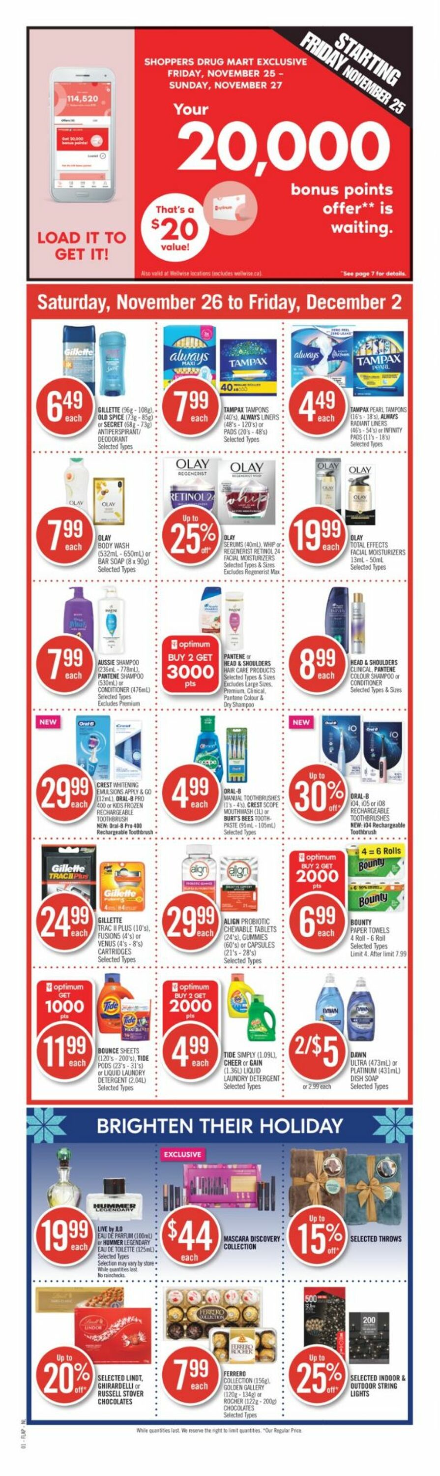 Shoppers Flyer from 11/26/2022