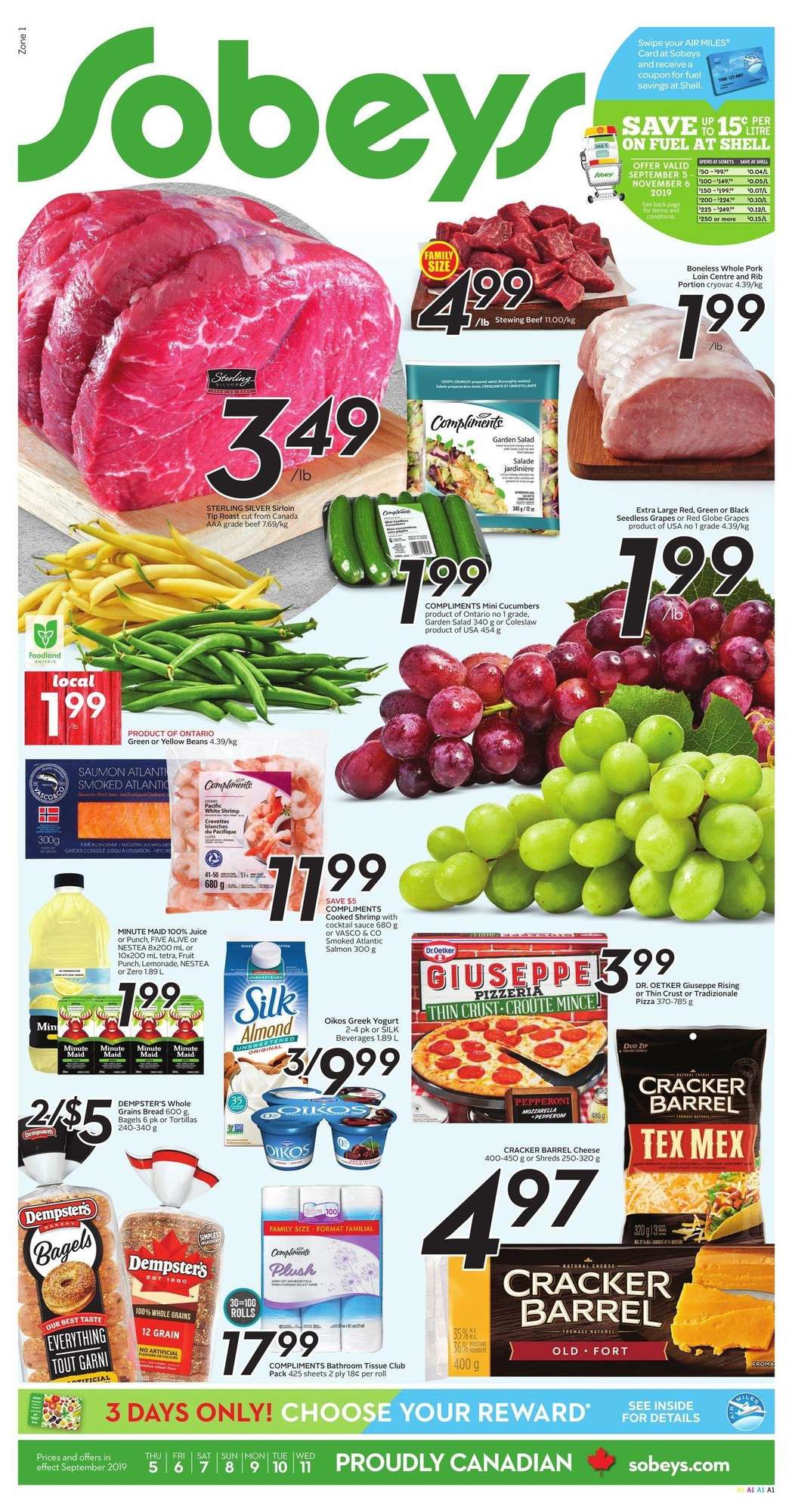 Sobeys Flyer from 09/05/2019
