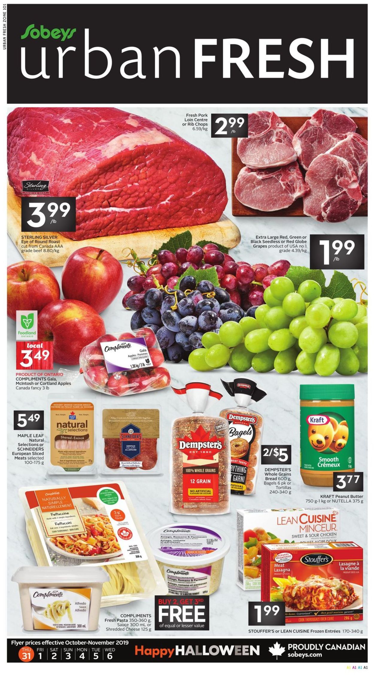 Sobeys Flyer from 10/31/2019