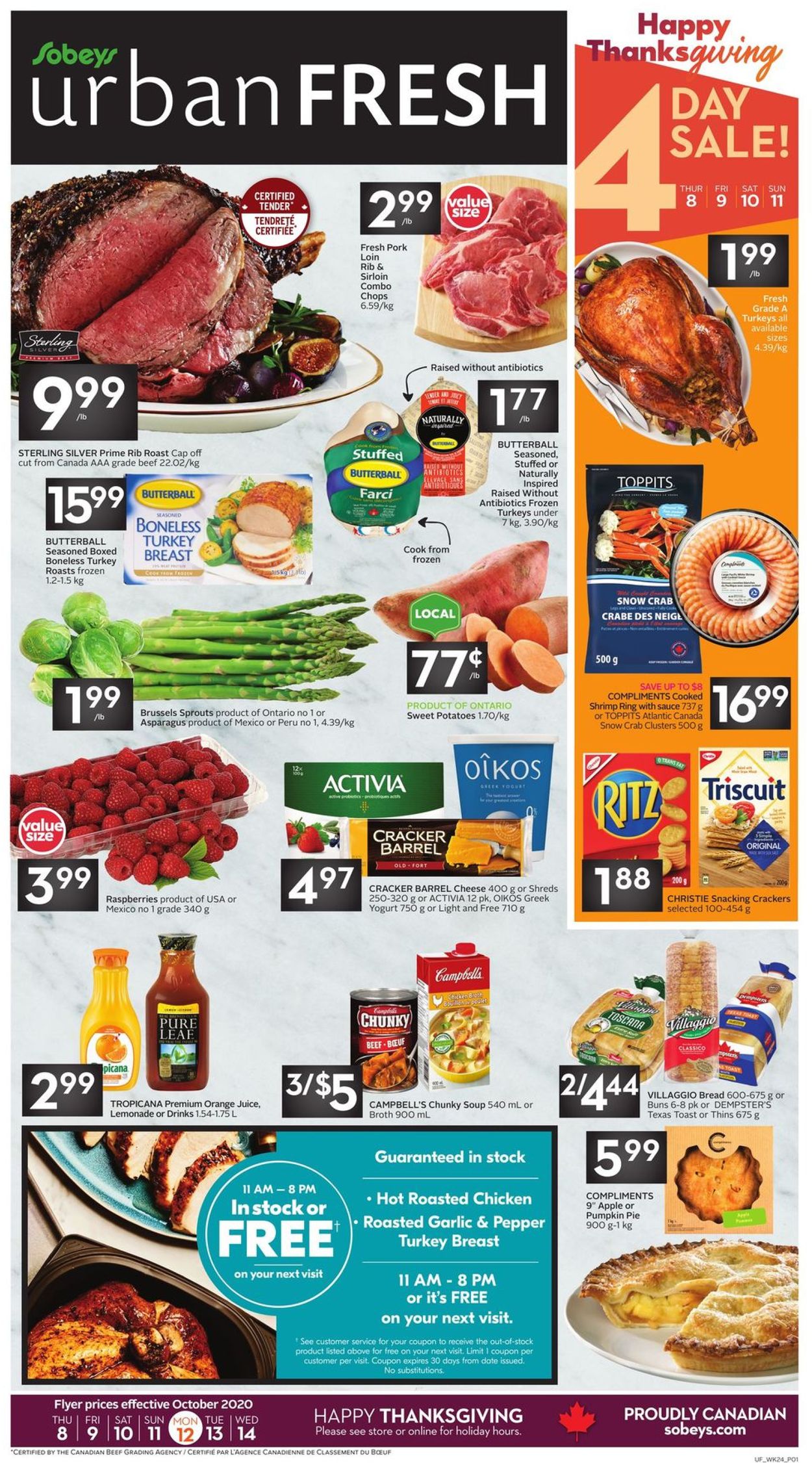 Sobeys Flyer from 10/08/2020