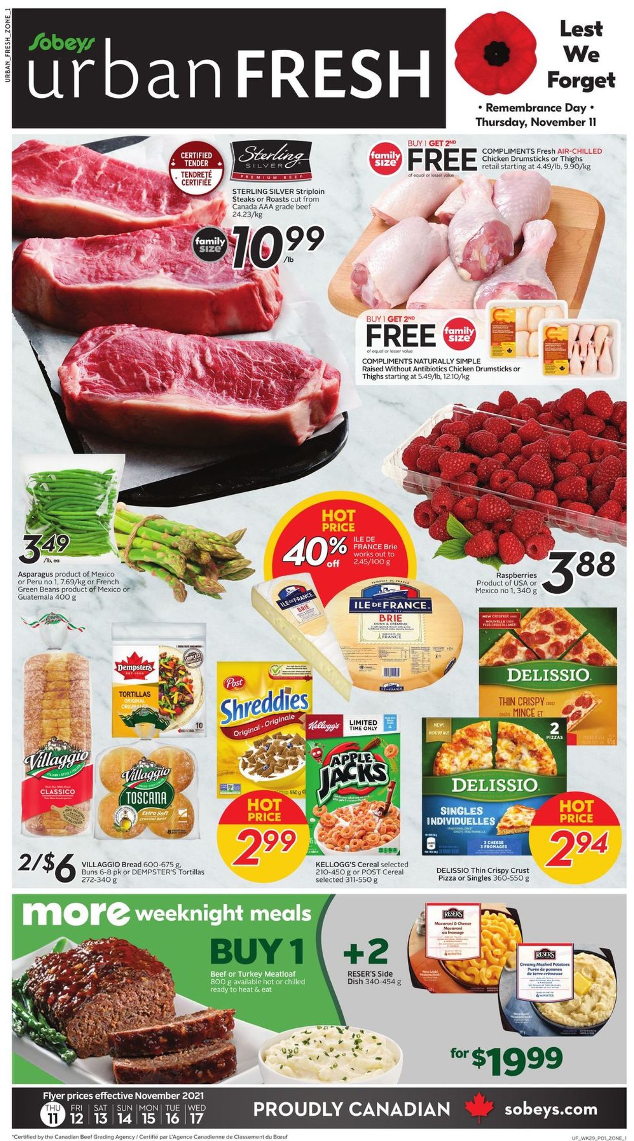Sobeys Flyer from 11/11/2021