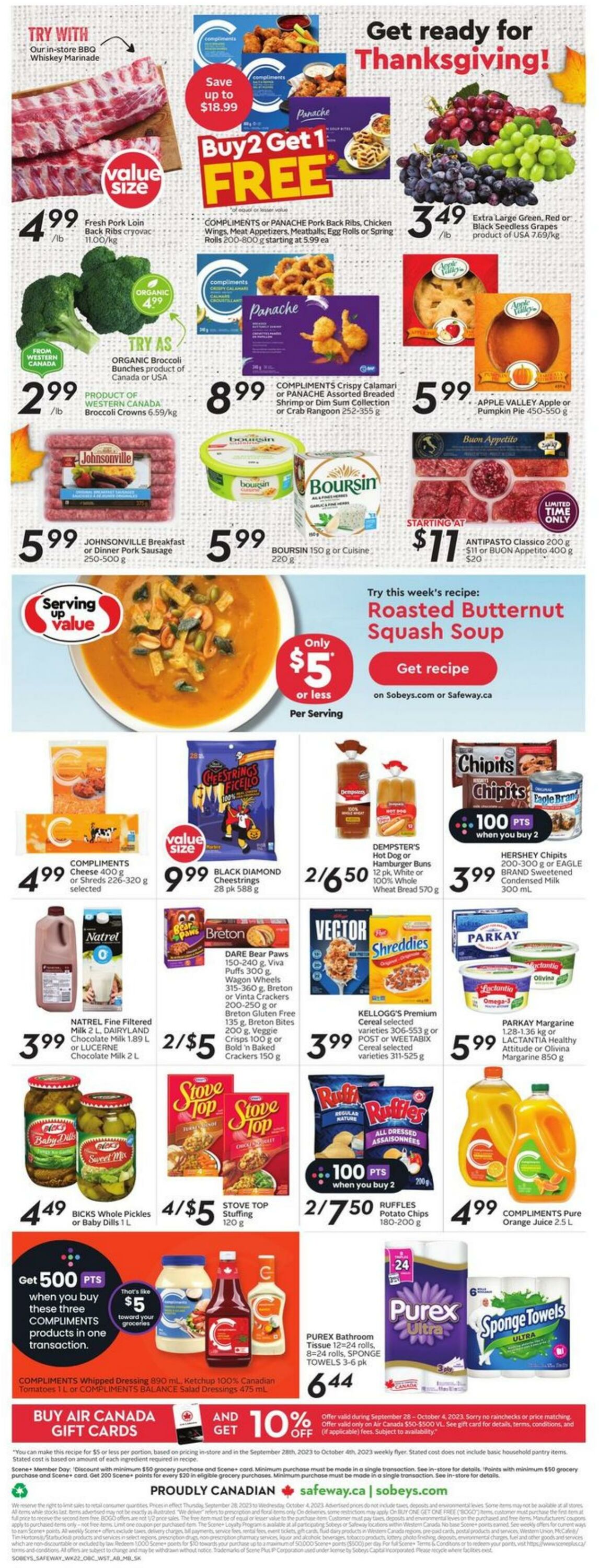 Sobeys Flyer from 09/28/2023