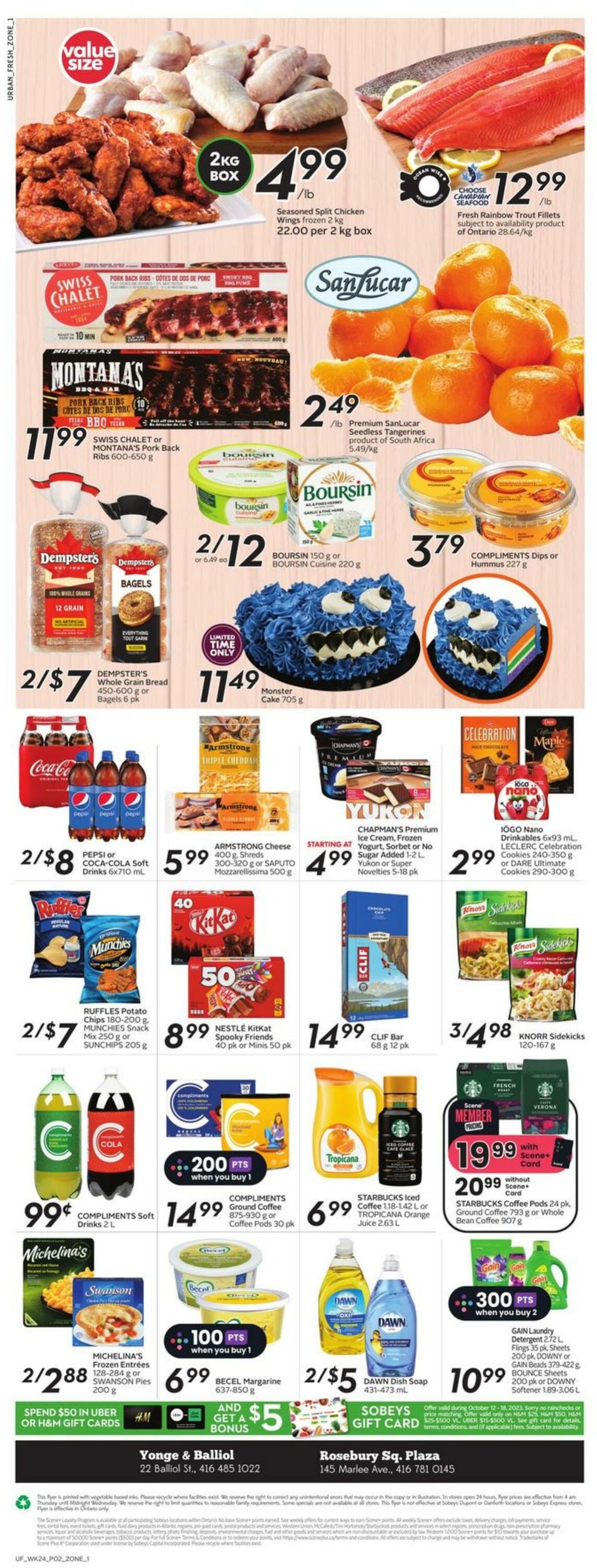 Sobeys Flyer from 10/12/2023