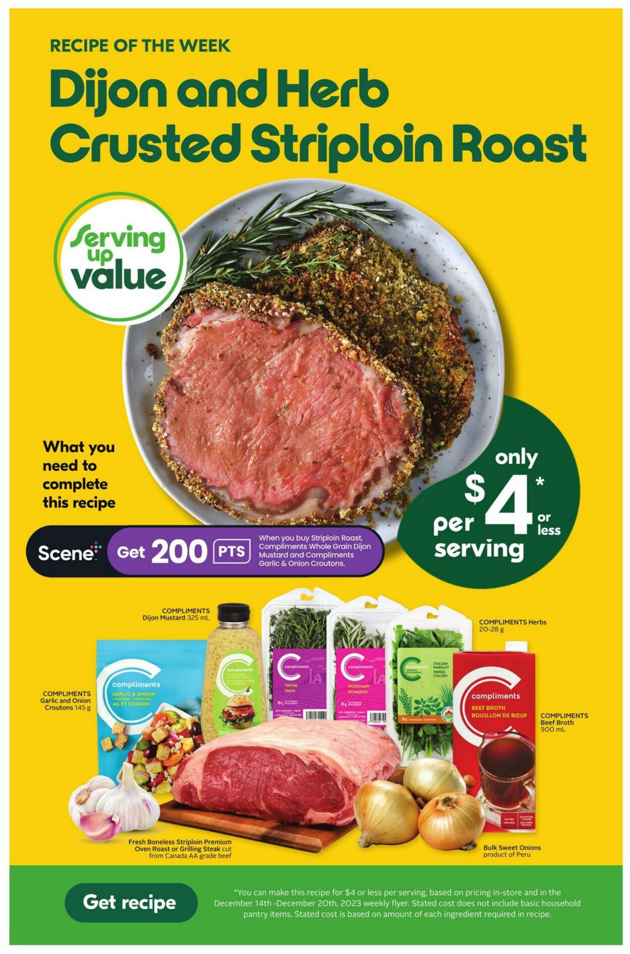 Sobeys Flyer from 12/14/2023