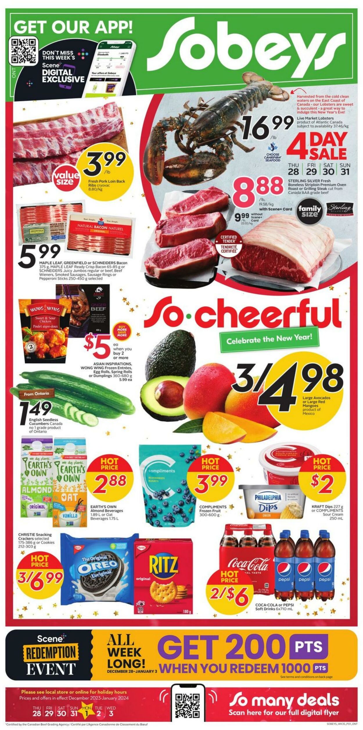 Sobeys Flyer from 12/28/2023