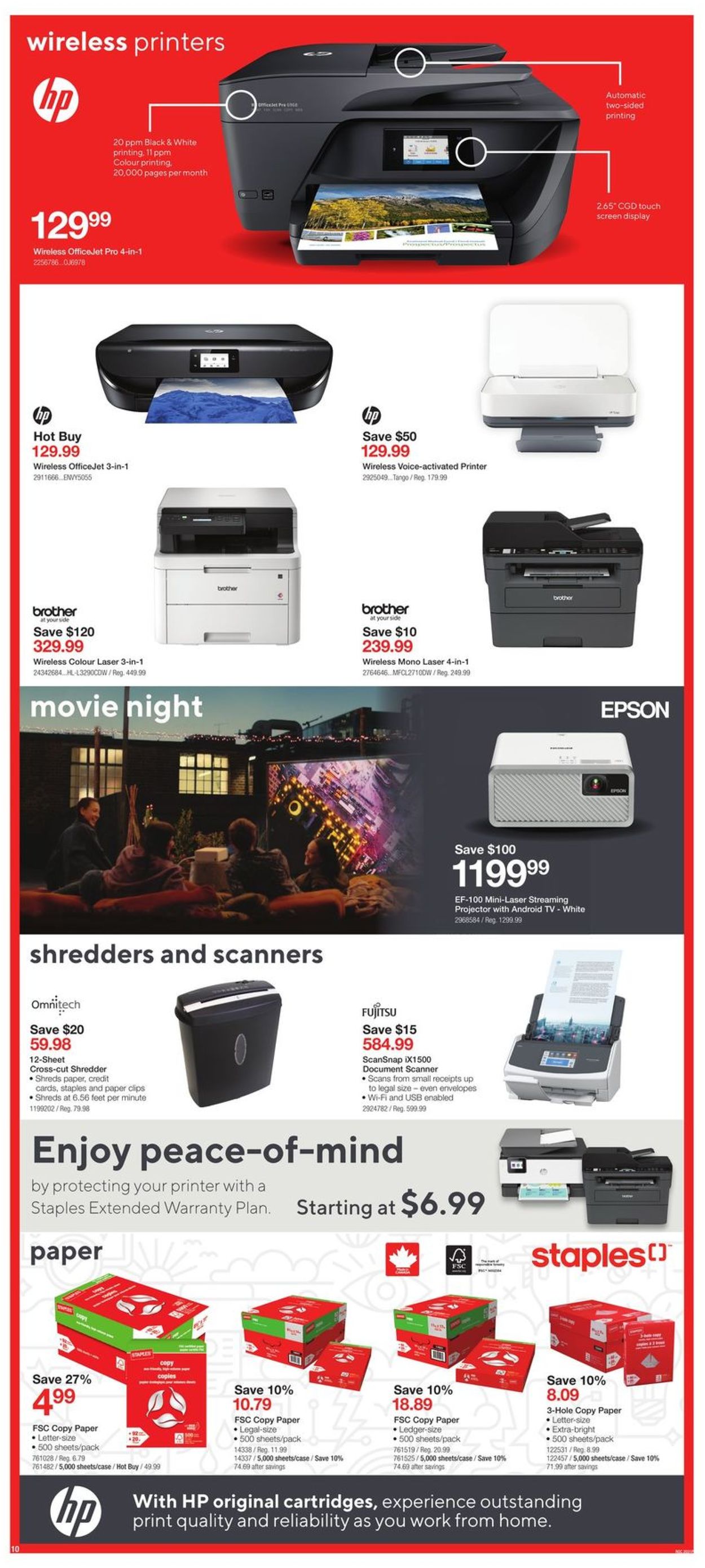 Staples Flyer from 09/02/2020