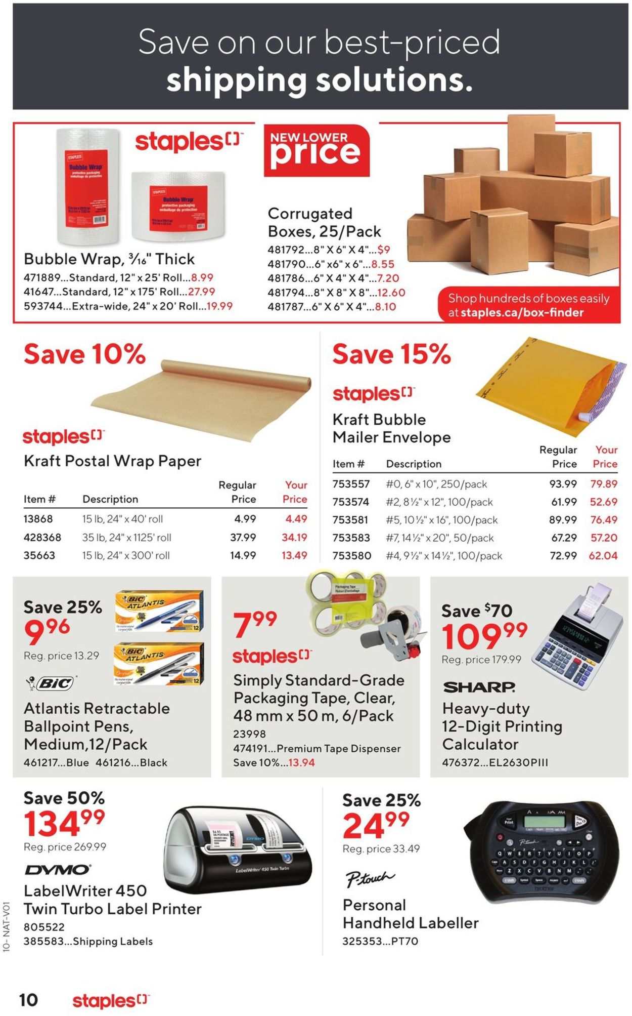 Staples Flyer from 11/04/2020