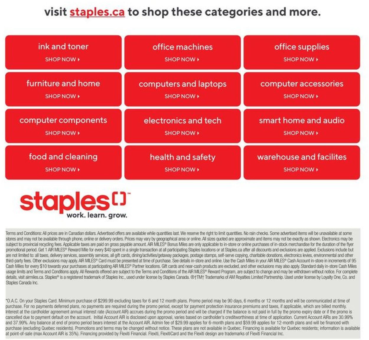 Staples Flyer from 01/27/2021