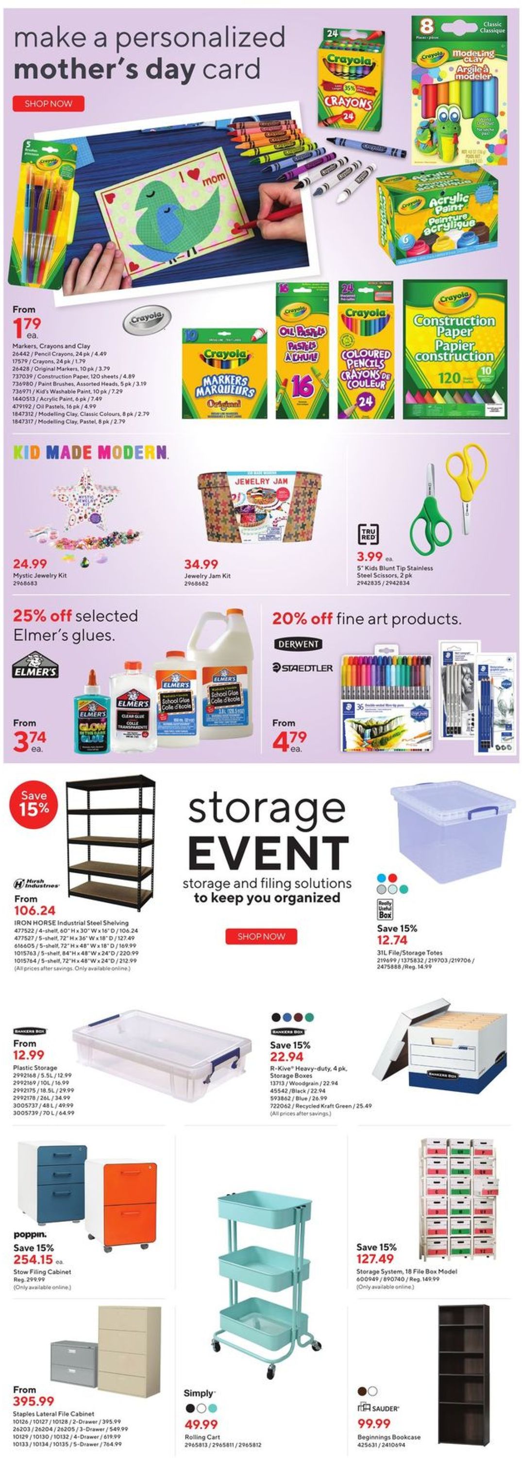 Staples Flyer from 05/05/2021