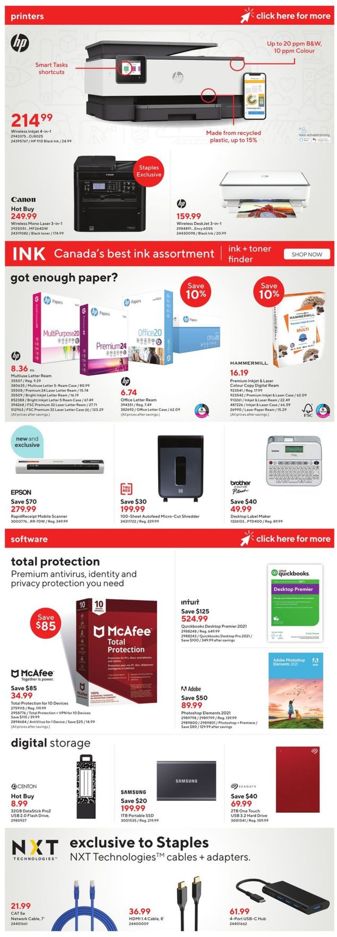 Staples Flyer from 05/19/2021