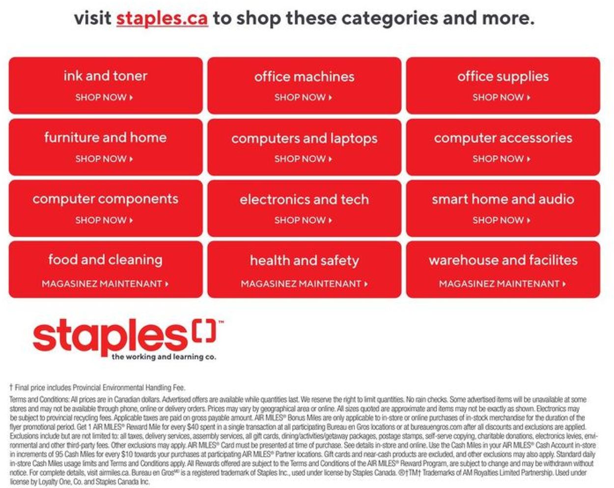 Staples Flyer from 06/09/2021