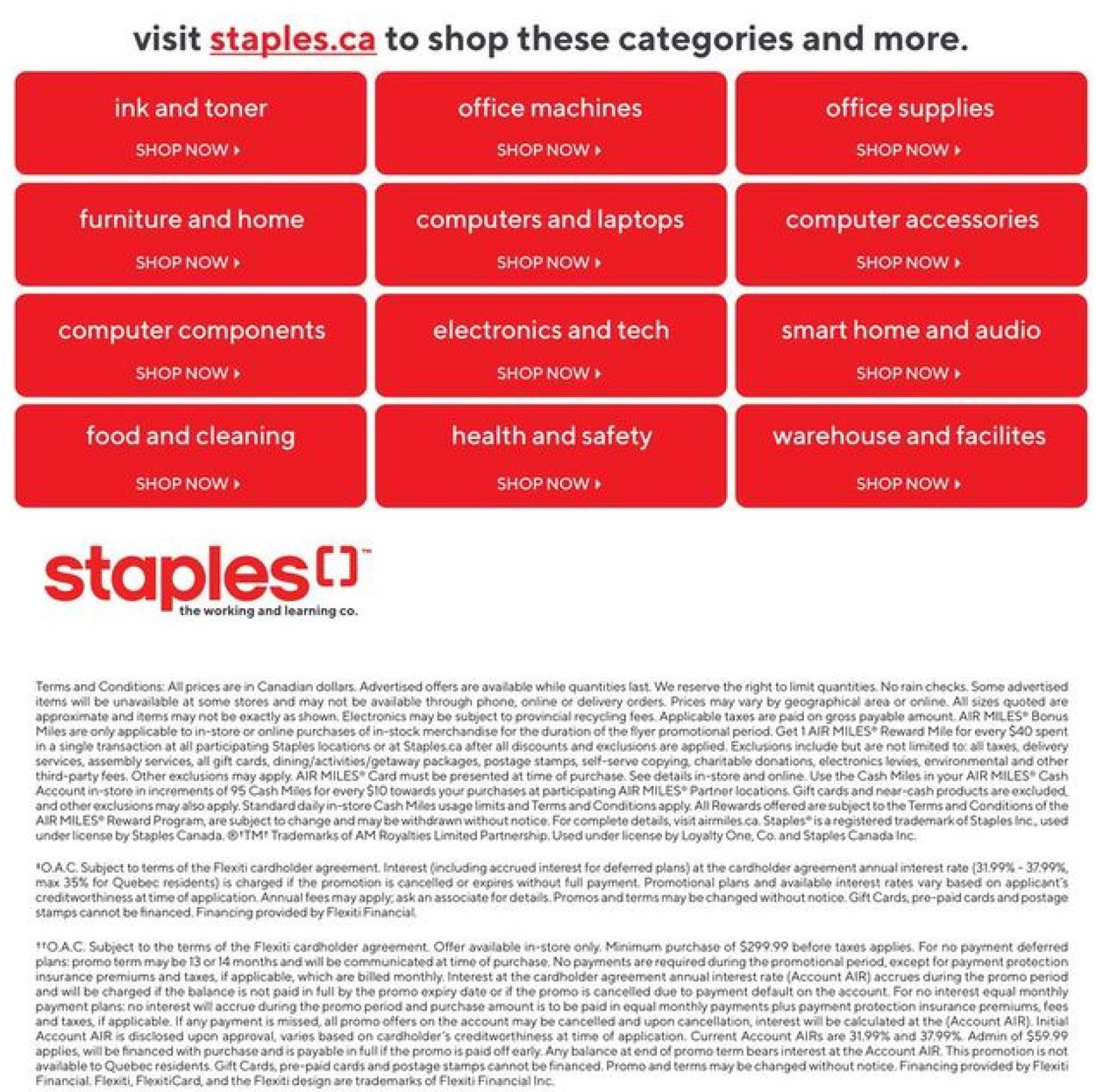 Staples Flyer from 11/25/2021