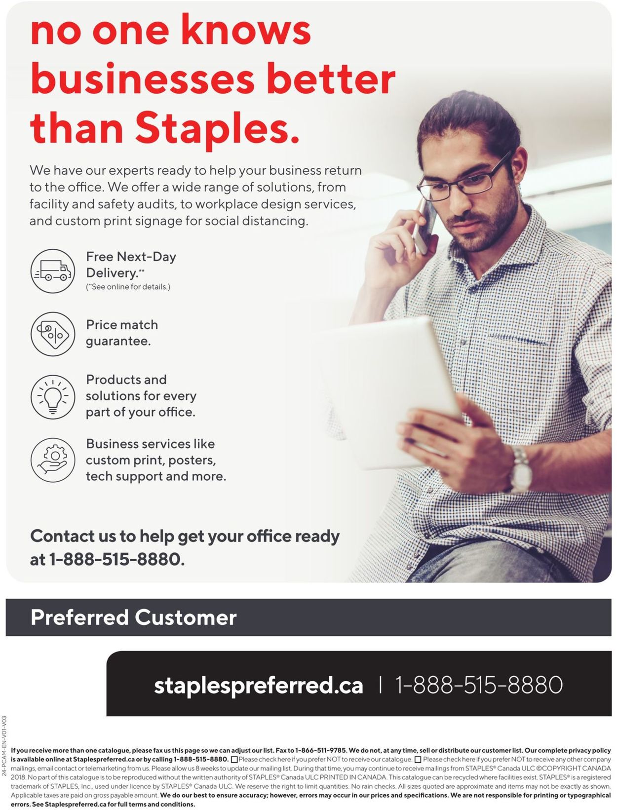 Staples Flyer from 11/12/2021