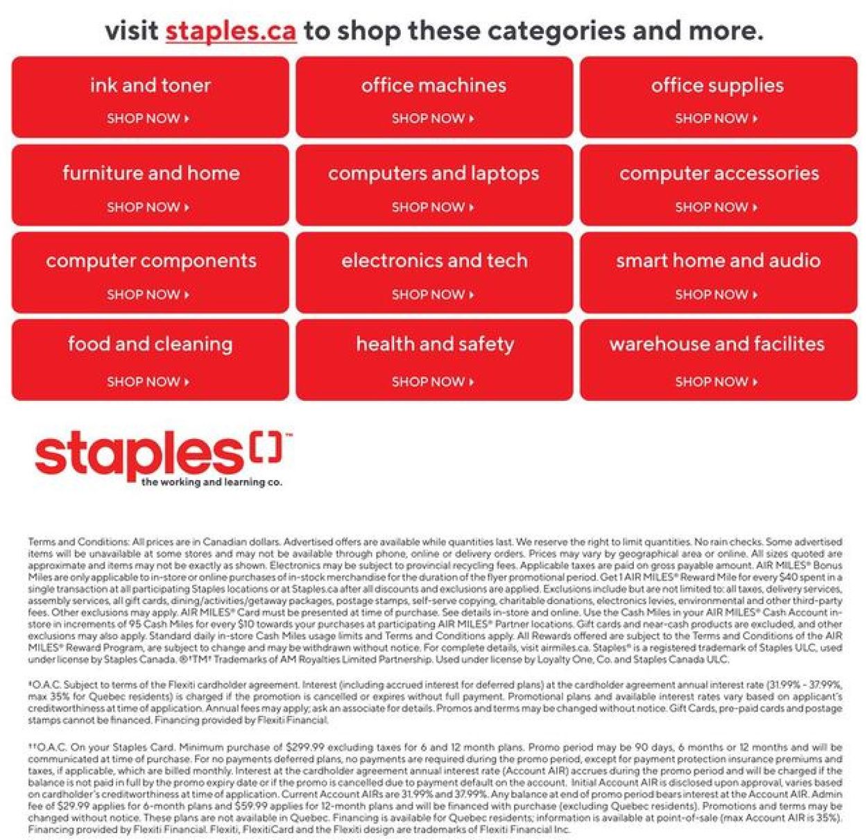 Staples Flyer from 01/12/2022