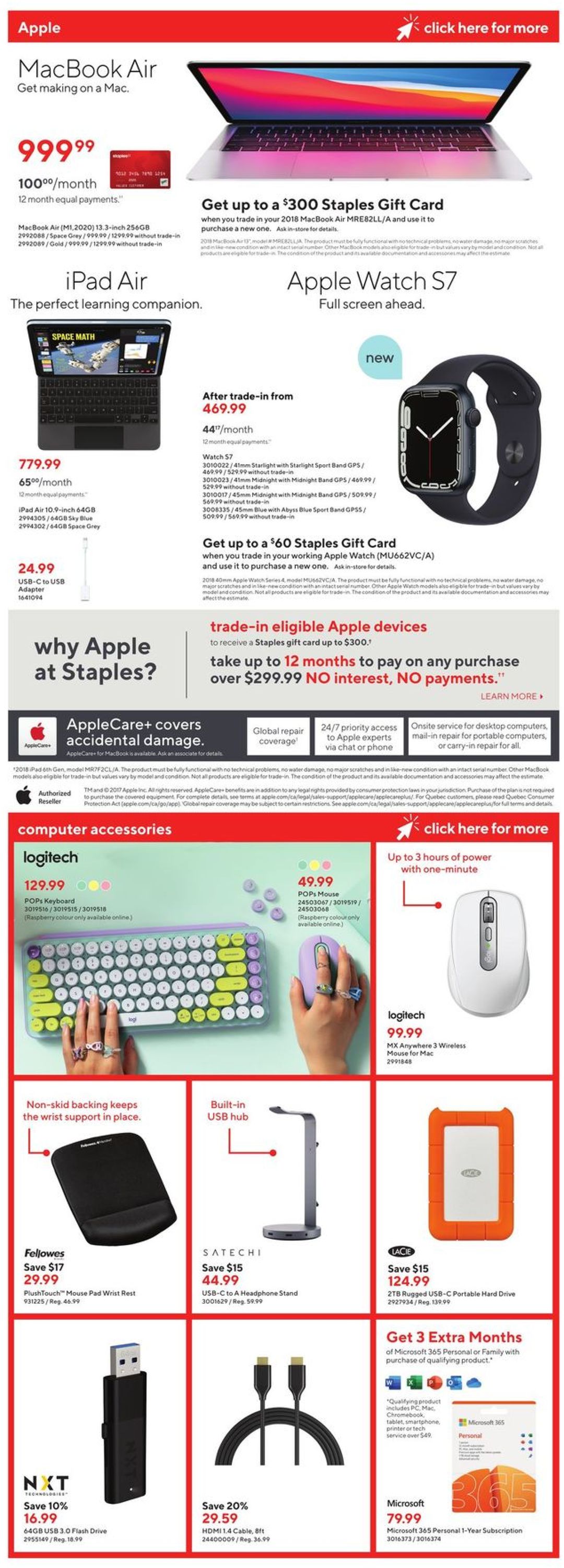 Staples Flyer from 01/19/2022