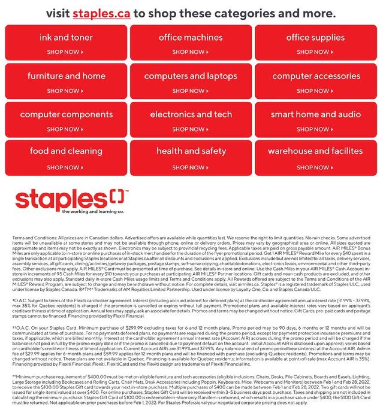 Staples Flyer from 02/23/2022