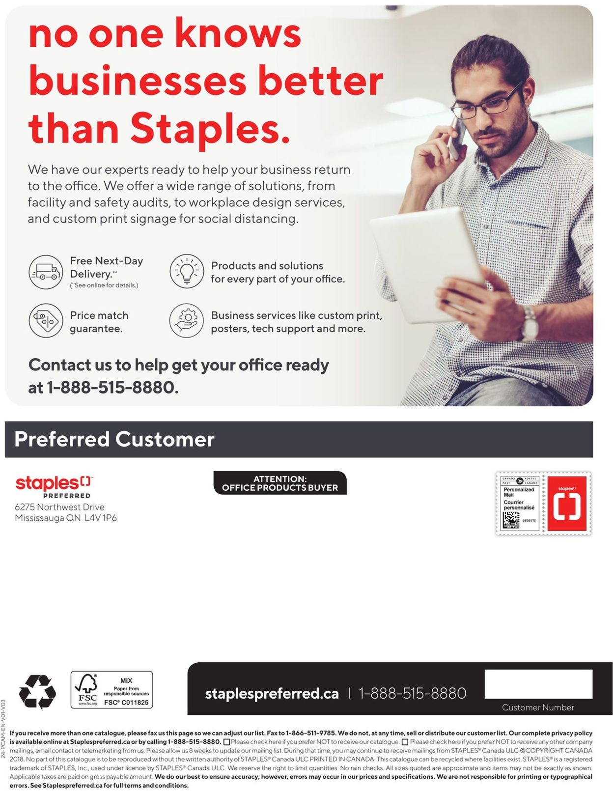 Staples Flyer from 04/06/2022