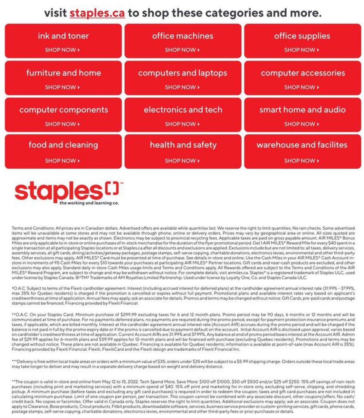 Staples Flyer from 05/11/2022