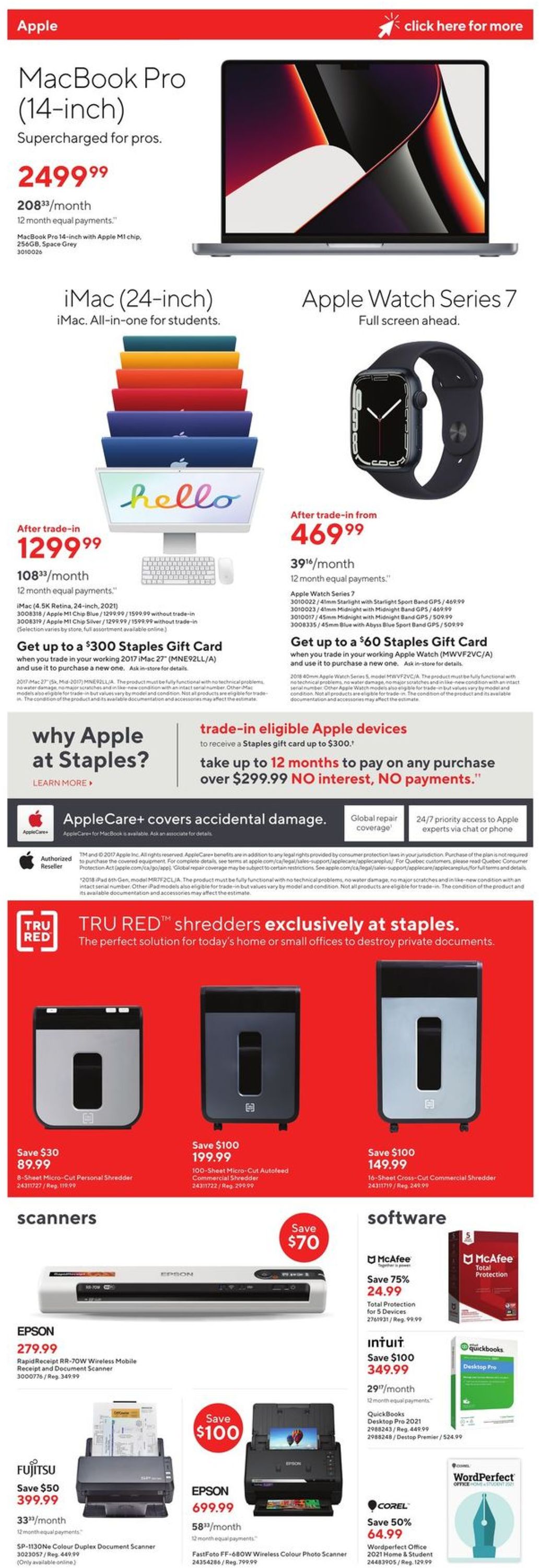 Staples Flyer from 05/18/2022