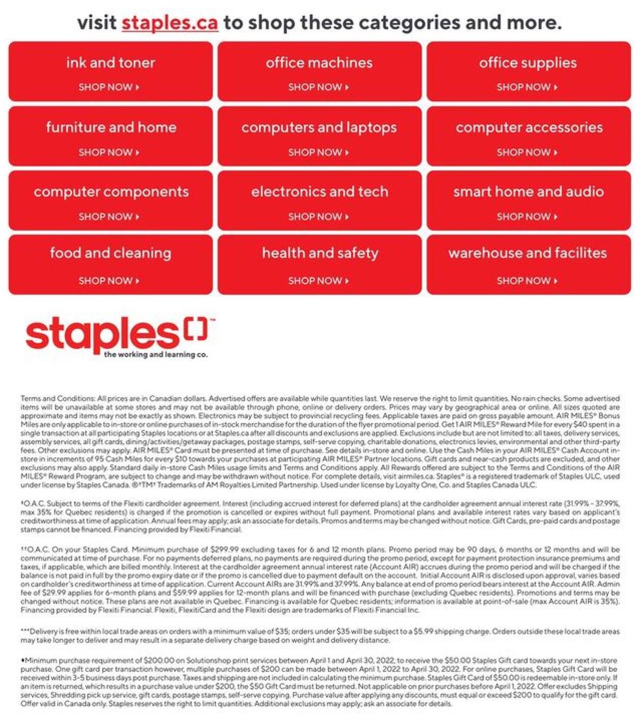 Staples Flyer from 05/25/2022