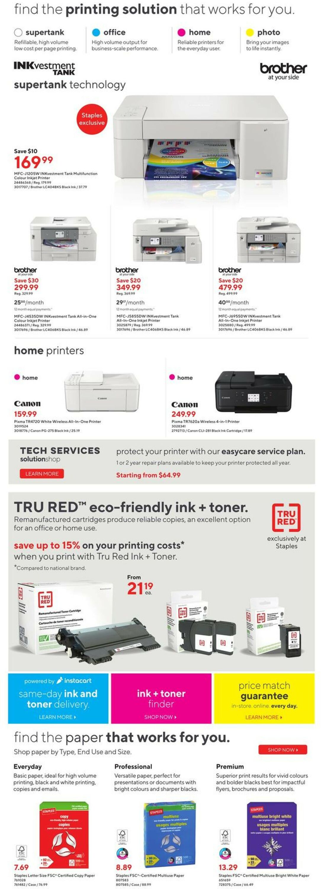 Staples Flyer from 09/28/2022