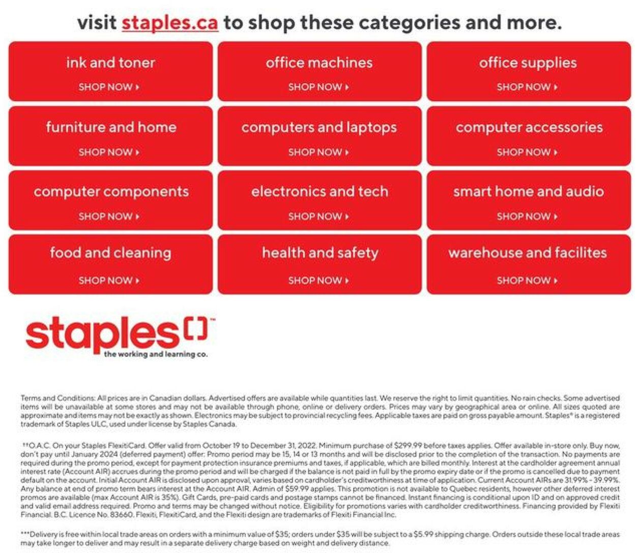Staples Flyer from 11/02/2022
