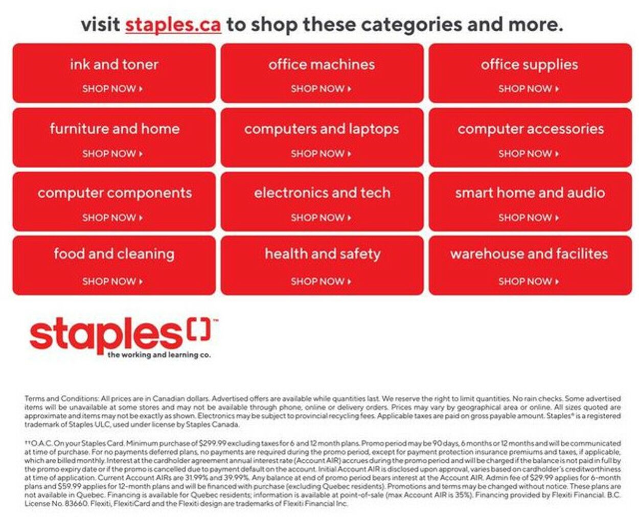 Staples Flyer from 01/02/2023