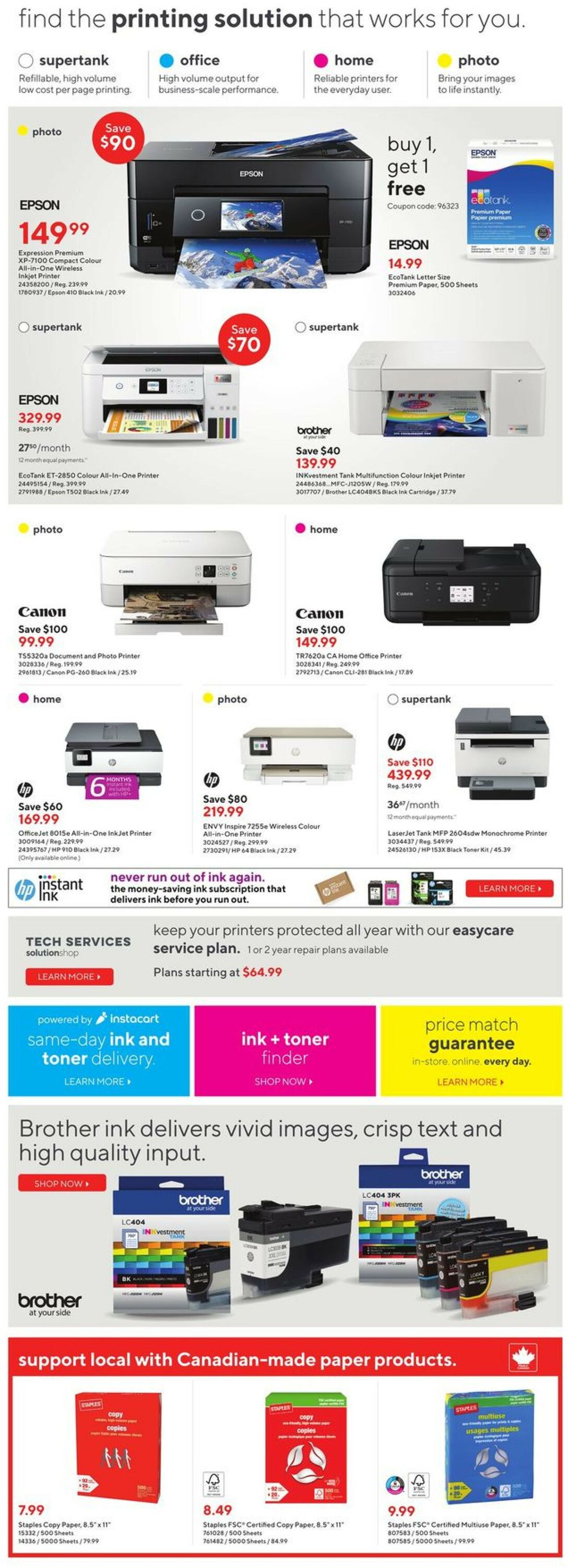 Staples Flyer from 02/15/2023