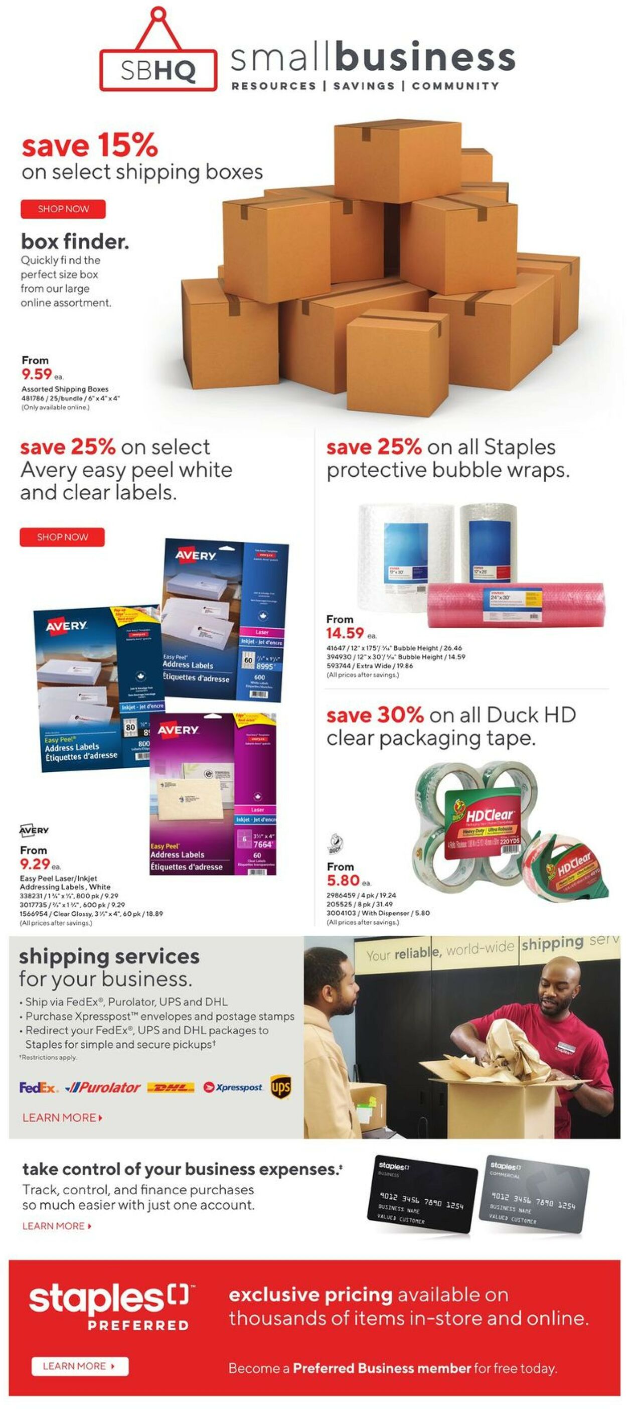 Staples Flyer from 03/15/2023