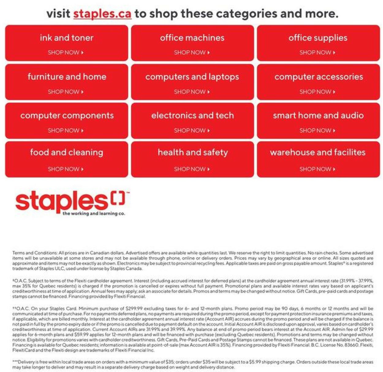 Staples Flyer from 03/22/2023