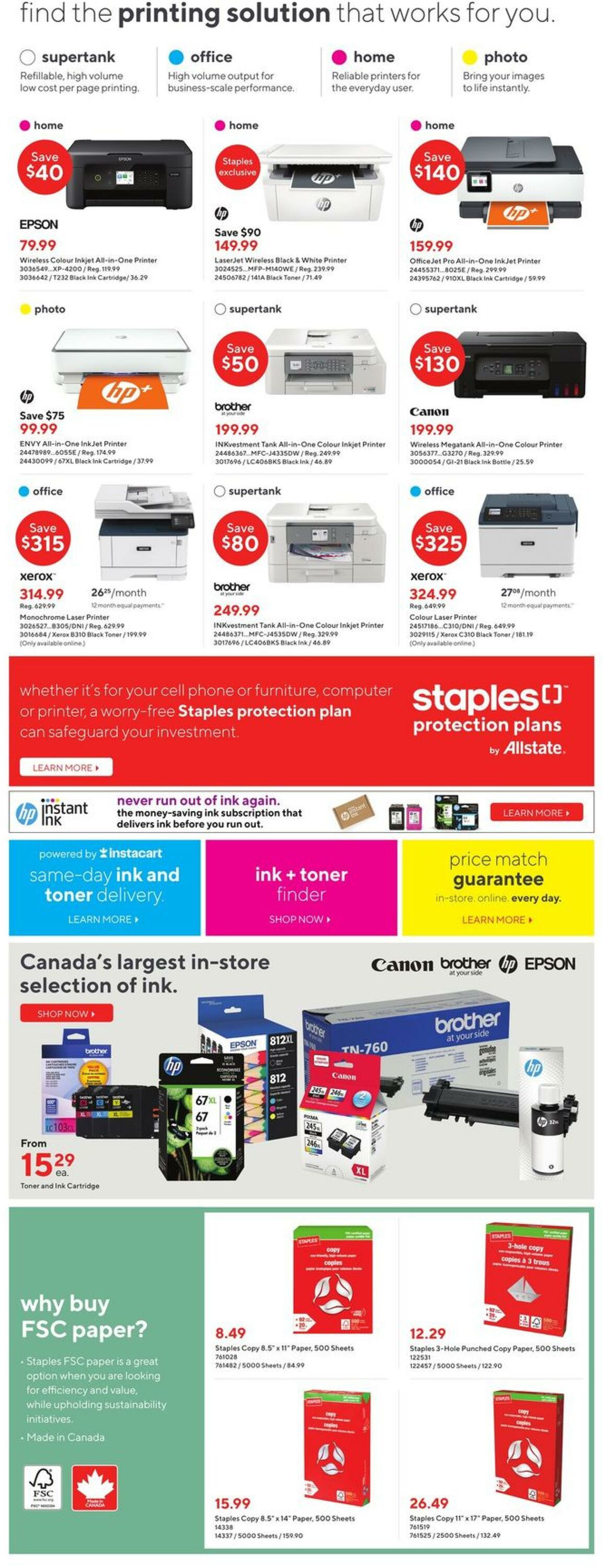 Staples Flyer from 09/06/2023
